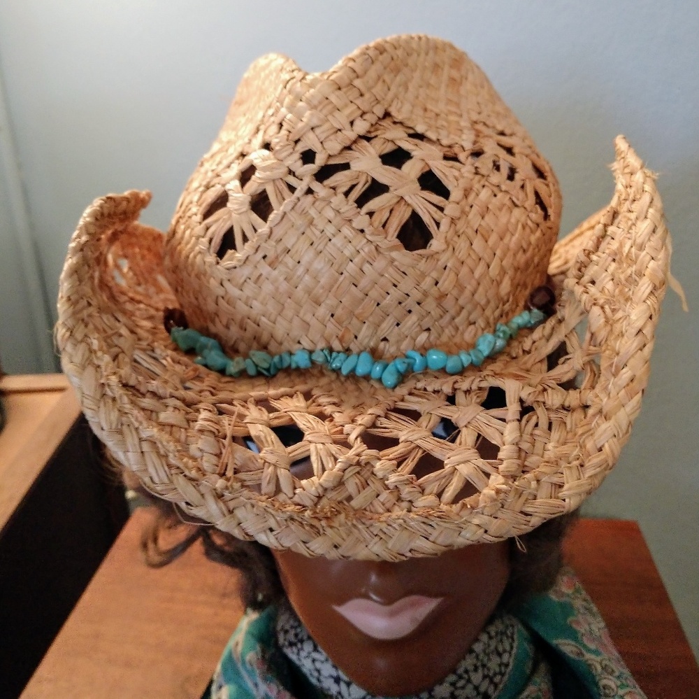 Women's Tommy Bahama Straw Cowboy Hat